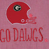 Southern Saturday Helmet Appliqué Short All-Red & Black