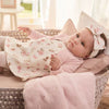 Mayoral Infant Girls Dress with Knit Cardigan Floral Print