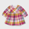 Mayoral Baby Girl Plaid Dress-Bubblegum
