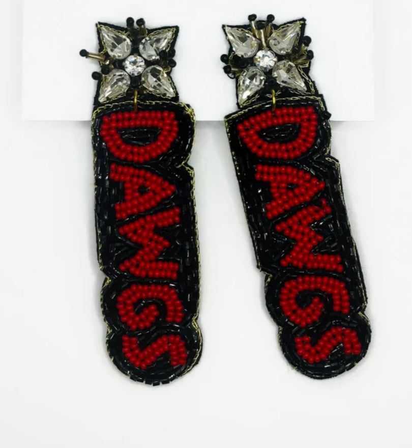 Beaded Dawgs Earrings