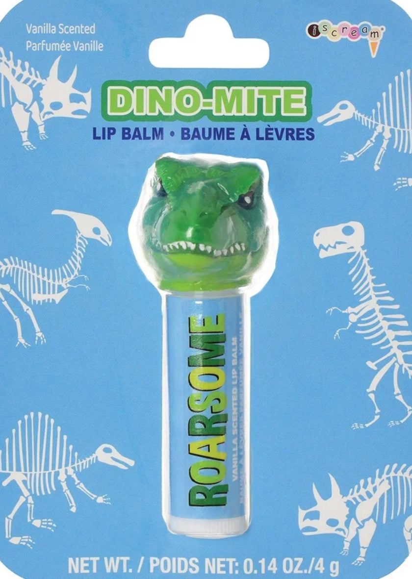 Iscream Dino-Mite Lip Balm-Vanilla Scented