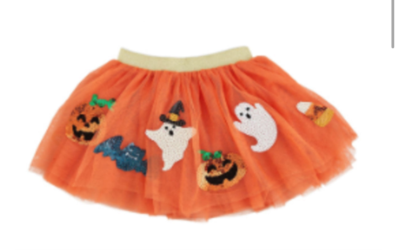 Mud Pie Sequin Halloween Tutu