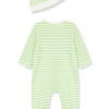 Little Me Sweet Caterpillar Zip Footed One-Piece