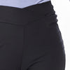 Good Girl Crossover Waist Flare Leg Pant-Black
