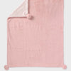 Mayoral Pom Pom Reversible Blanket-Pink