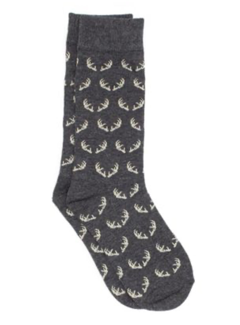 Properly Tied Boys Lucky Duck Socks Antlers