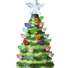 Ganz LED Light Up Mini Christmas Tree 
Shimmer, 4 inches