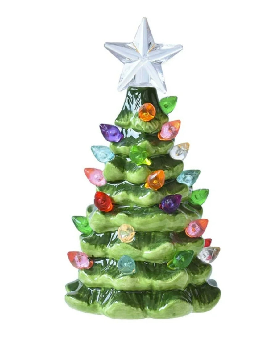 Ganz LED Light Up Mini Christmas Tree 
Shimmer, 4 inches