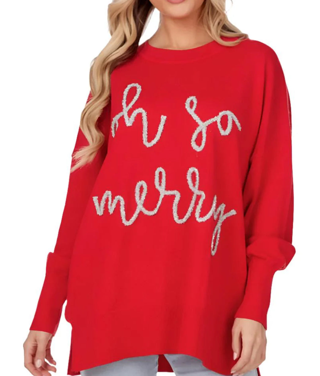 Mudpie Women’s “Oh So Merry” Sweater