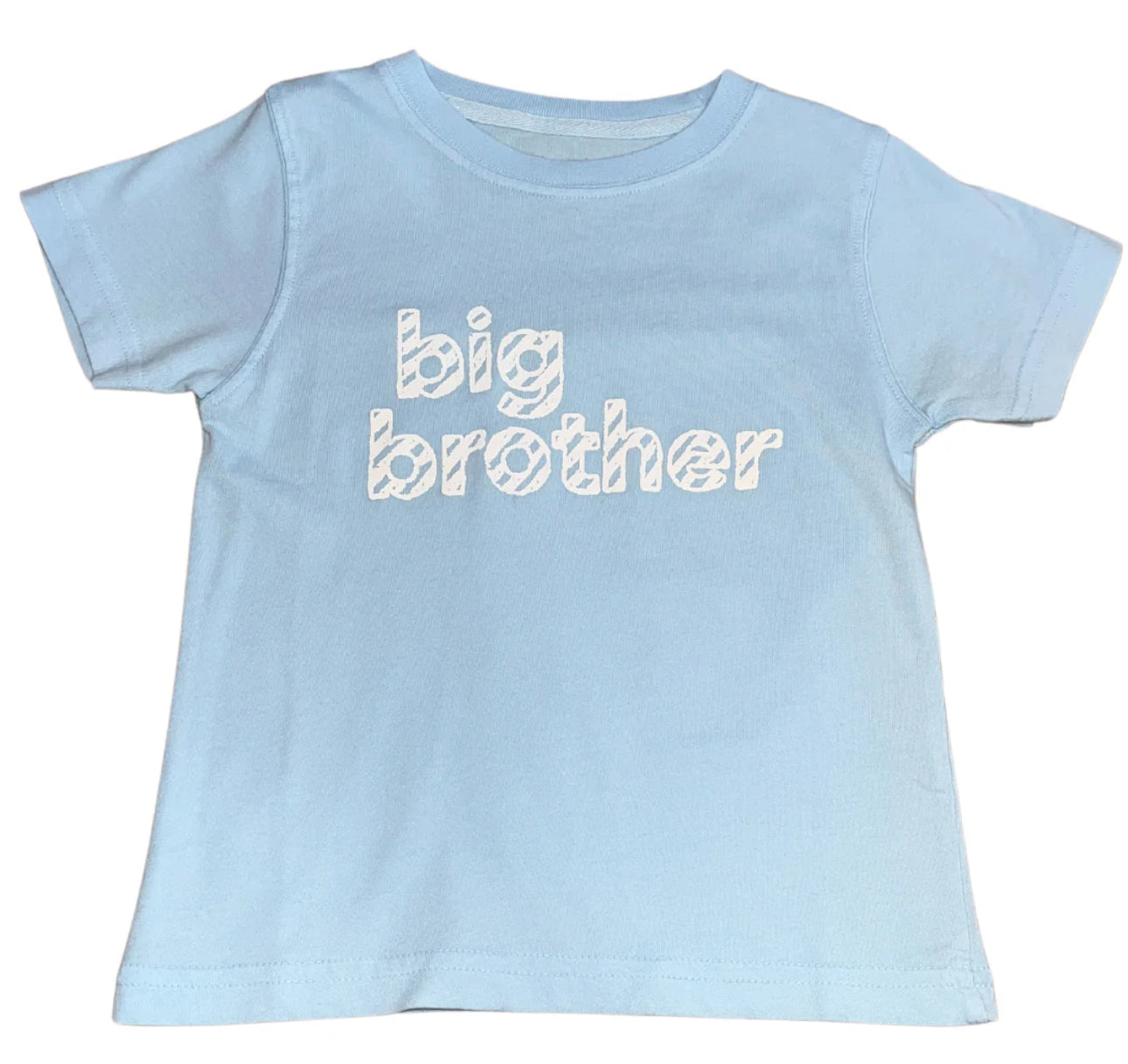 Big Brother Print T- Shirt-Light Blue