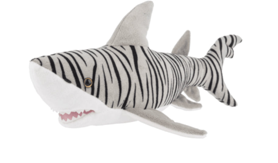 21” Plush Tiger Shark