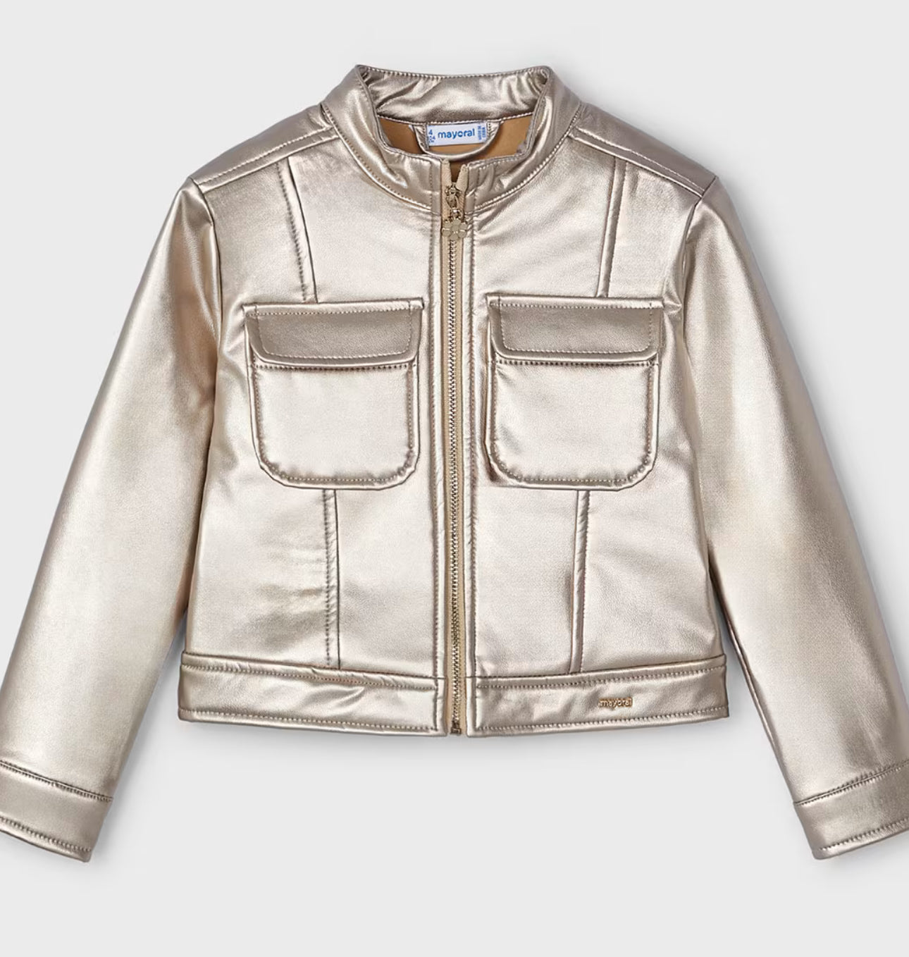 Mayoral Girls Metallic Jacket