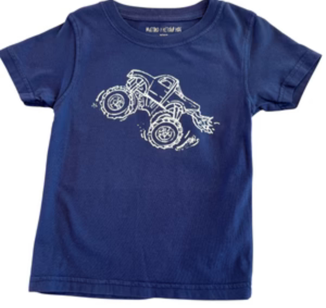 Monster Truck Navy Tee Shirt