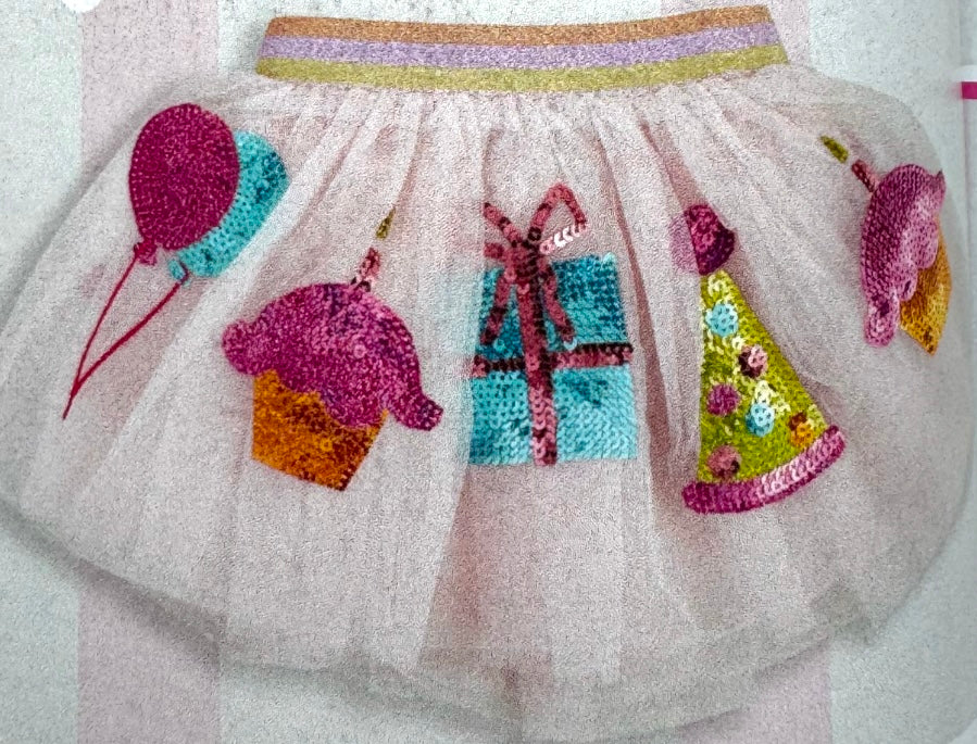 Mudpie Sequined Birthday Tutu