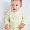 Little Me Cute Little Ducks Footed One-Piece and Bib