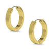 Flat Hoop Earrings - Large