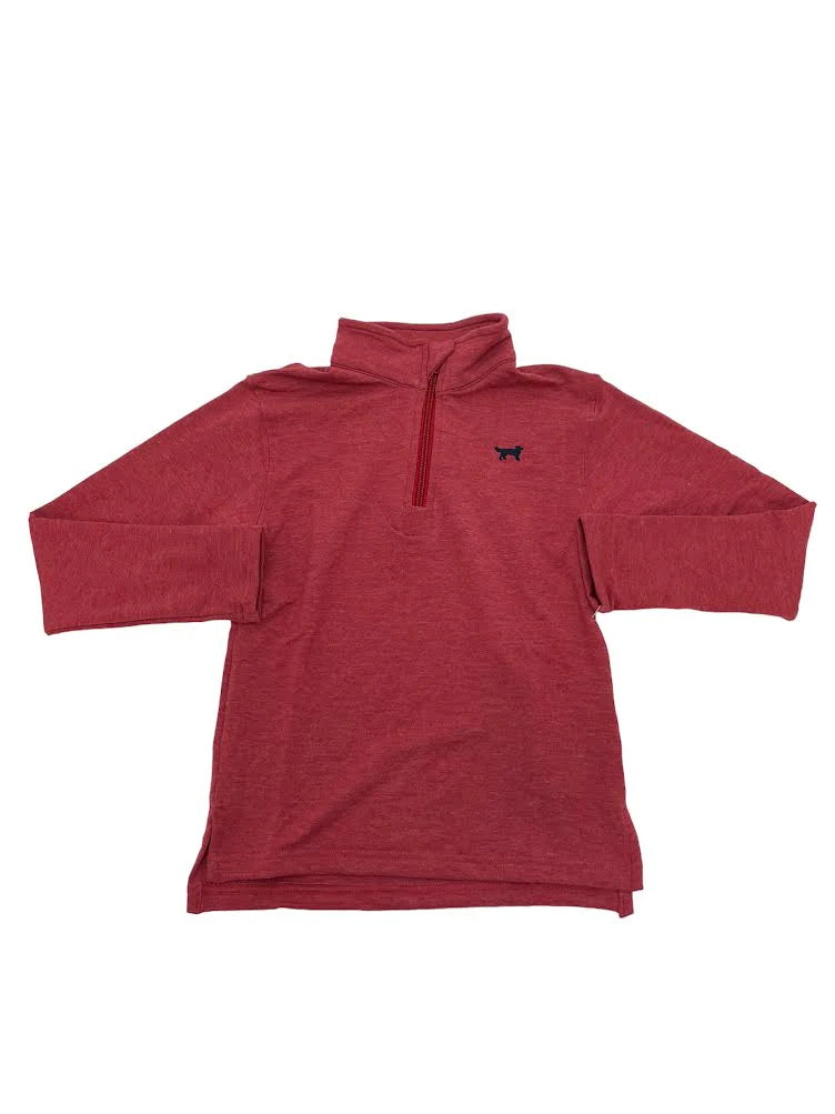 Jack Thomas 1/4 Zip LS Red