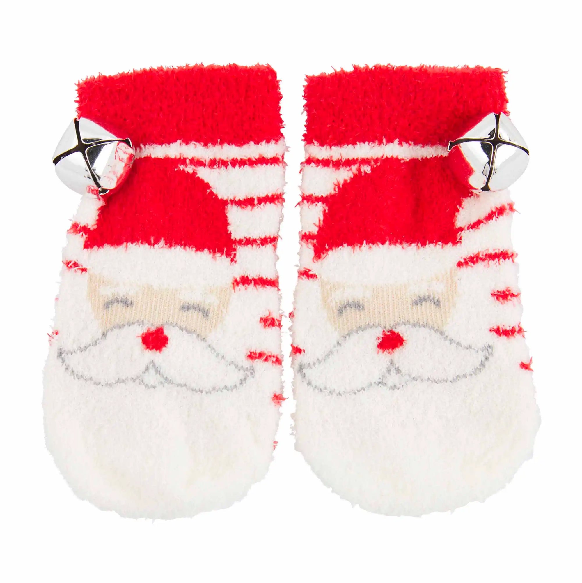 Mud Pie Santa Jingle Bell Socks