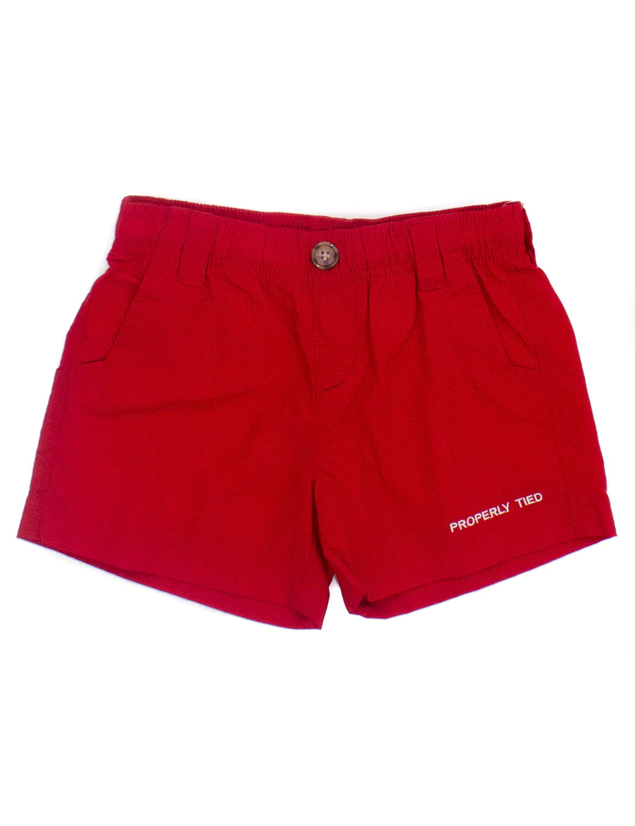 Properly Tied Mallard Shorts - Red