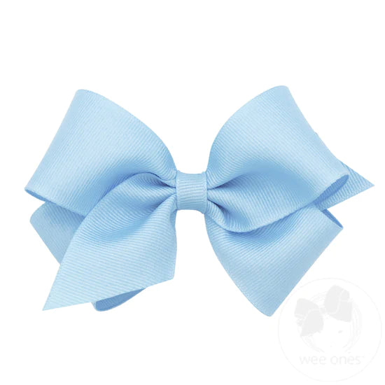 Wee Ones Bow Small - Lt Blue