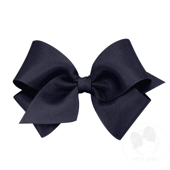 Wee Ones Bow Small - Navy