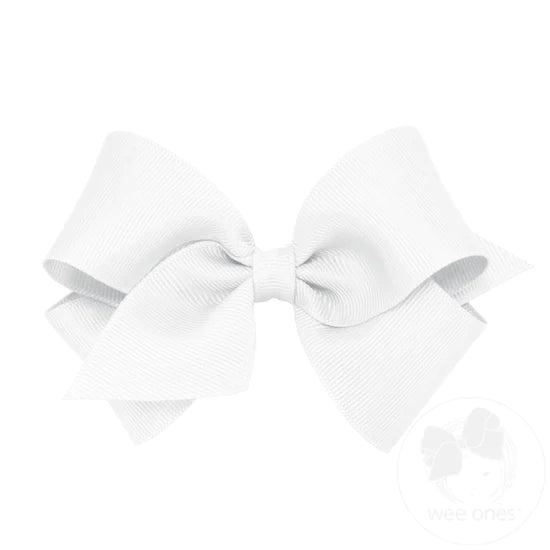 Wee Ones Bow Small - White