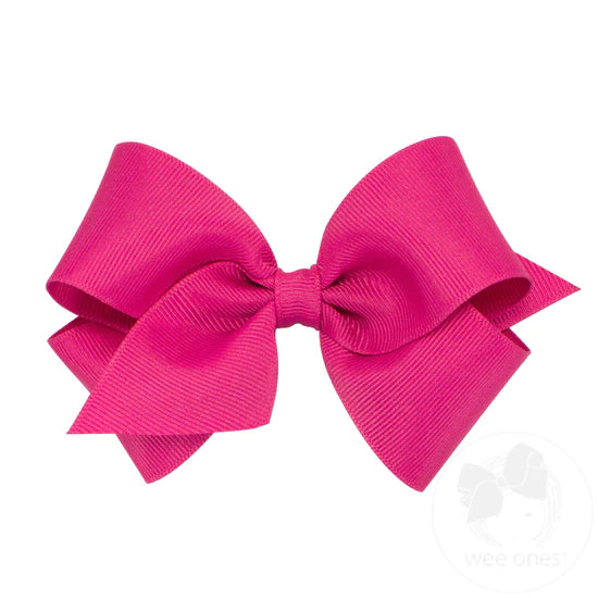 Wee Ones Bow Small - Shocking Pink