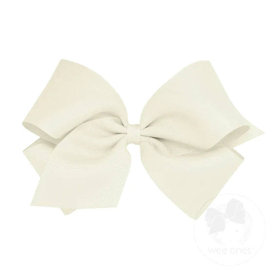 Wee Ones Bow King - Antique White