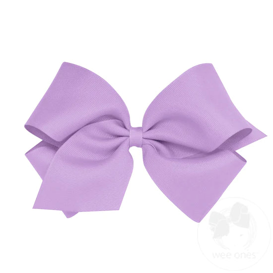 Wee Ones Bow King - Lt Purple