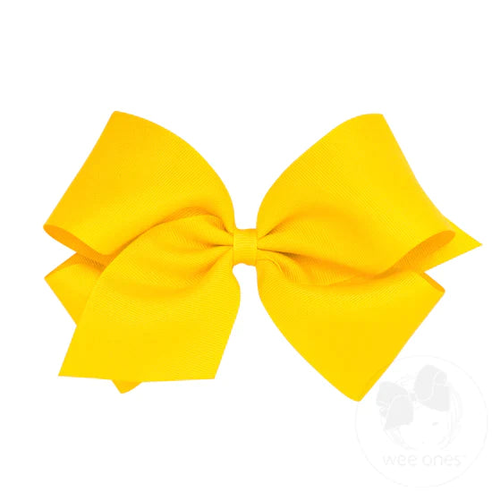 Wee Ones Small Bow - Yellow