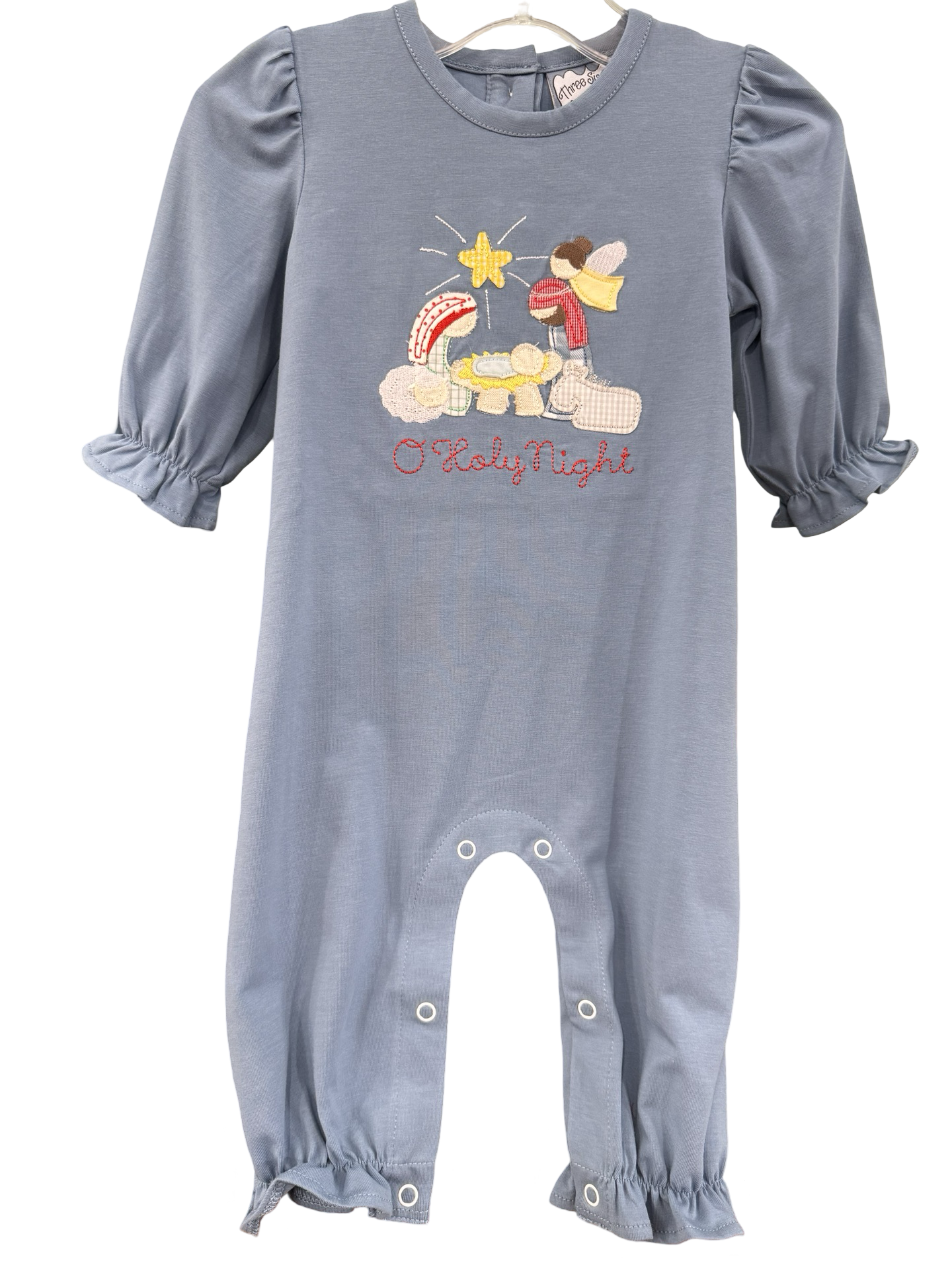 Three Sisters O’ Holy Night Girls Romper