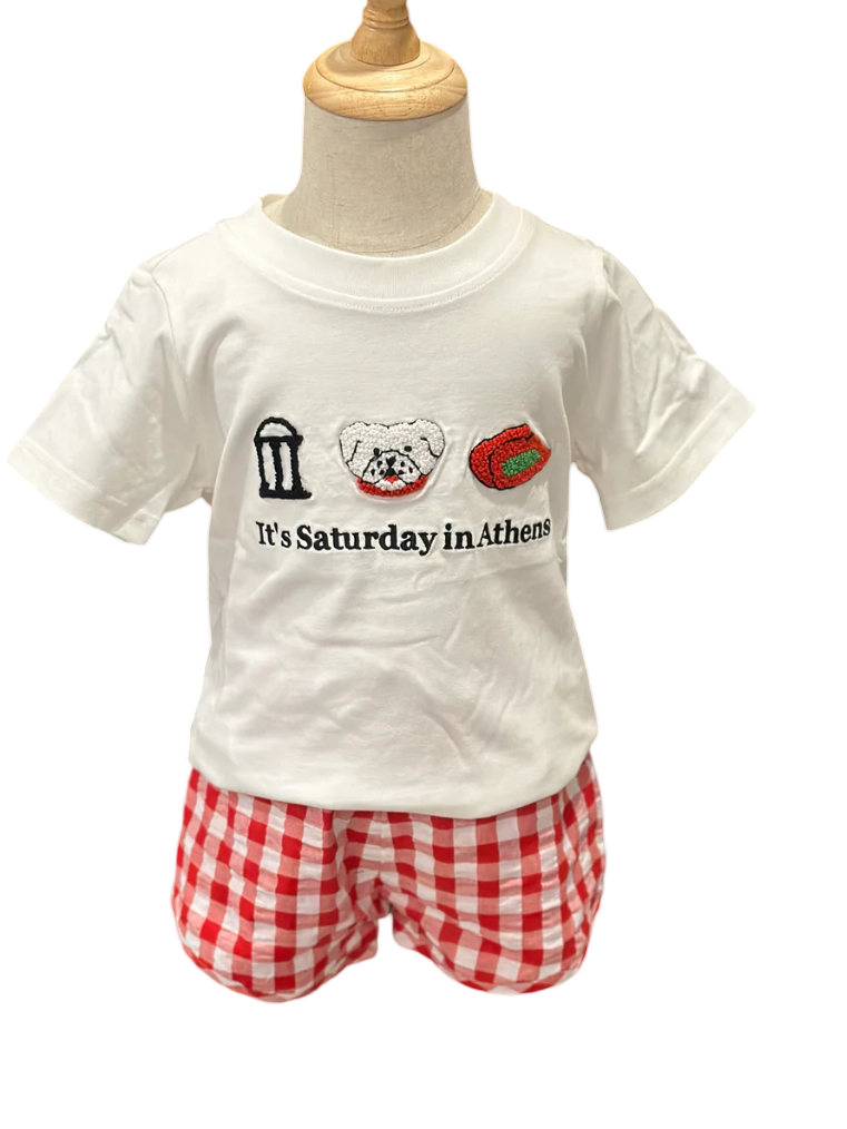 “It’s Saturday in Athens” UGA Short Set