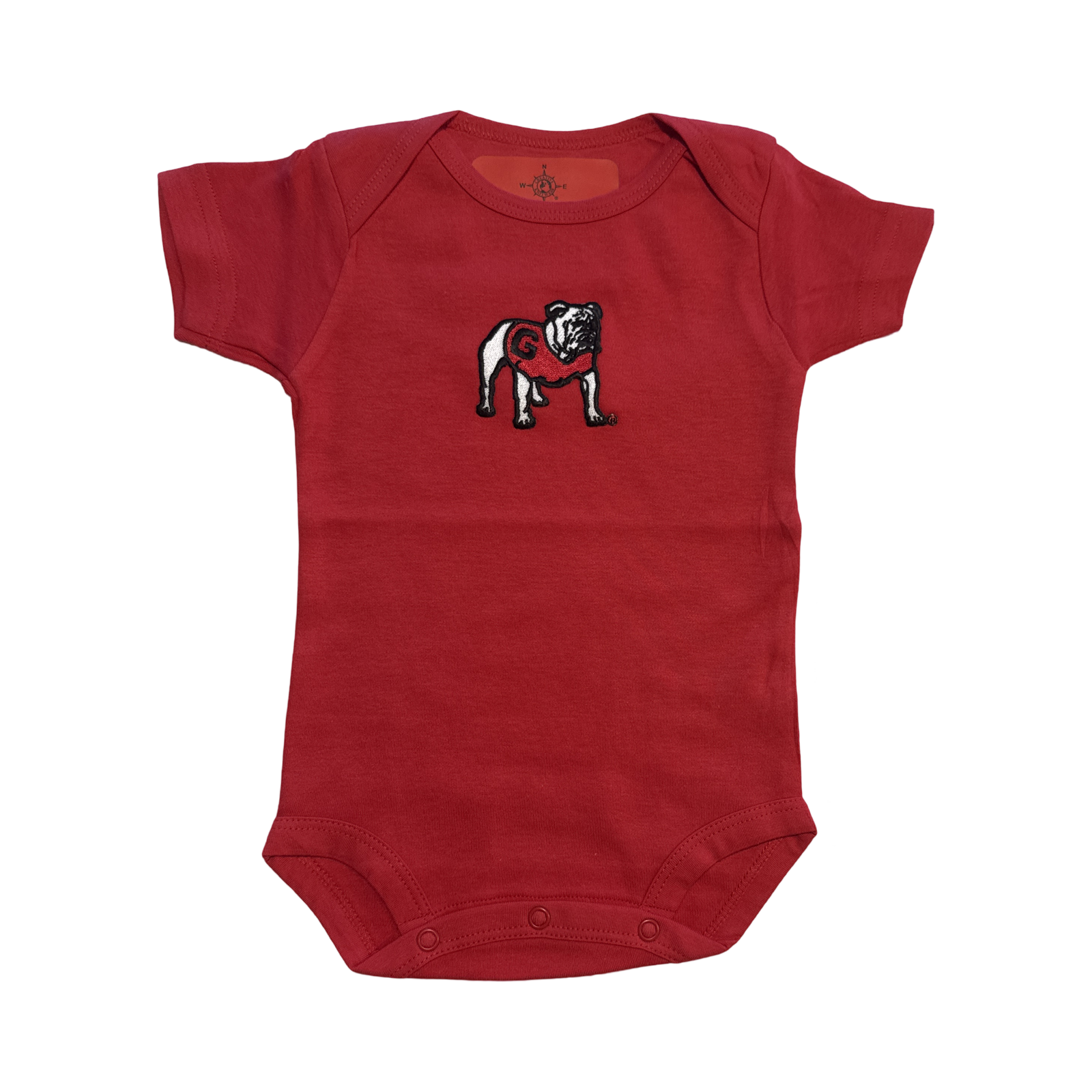 Standing Bulldog UGA Bodysuit-Red