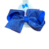 Medium Party Glitter Girls Hair Bow