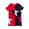 Paper Flower Color Blocked Star
Applique Dress