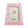 ISCREAM BEAUTIFUL
BOWS RING AND NECKLACE SET