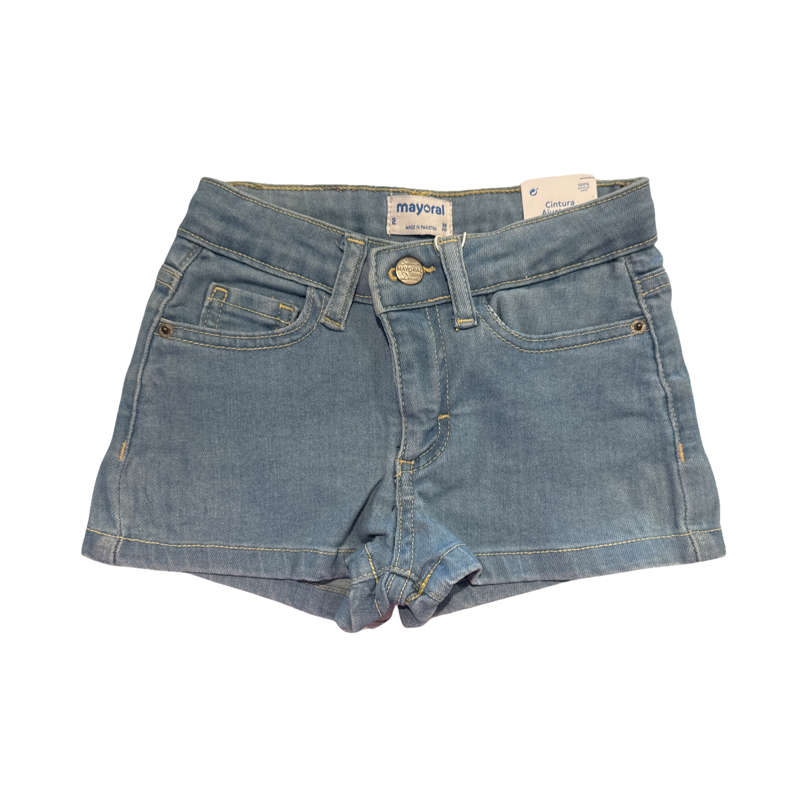 Girls Basic Denim Short