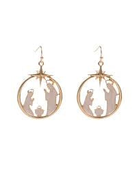 Nativity Scene Drop Earrings