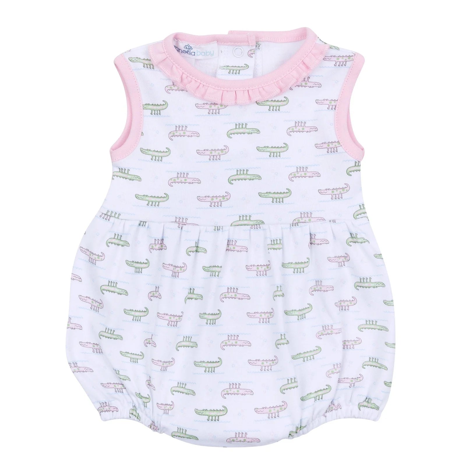 Alligator Pie Print Bubble - Pink