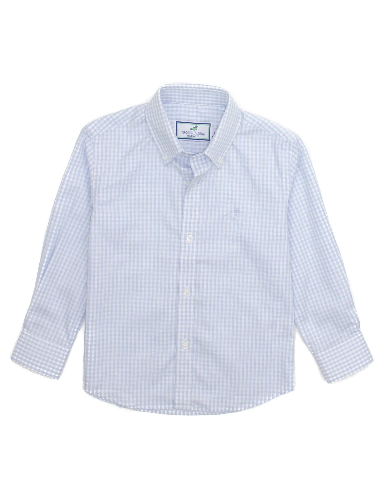 Properly Tied LD Park Avenue Dress Shirt Cloud Check