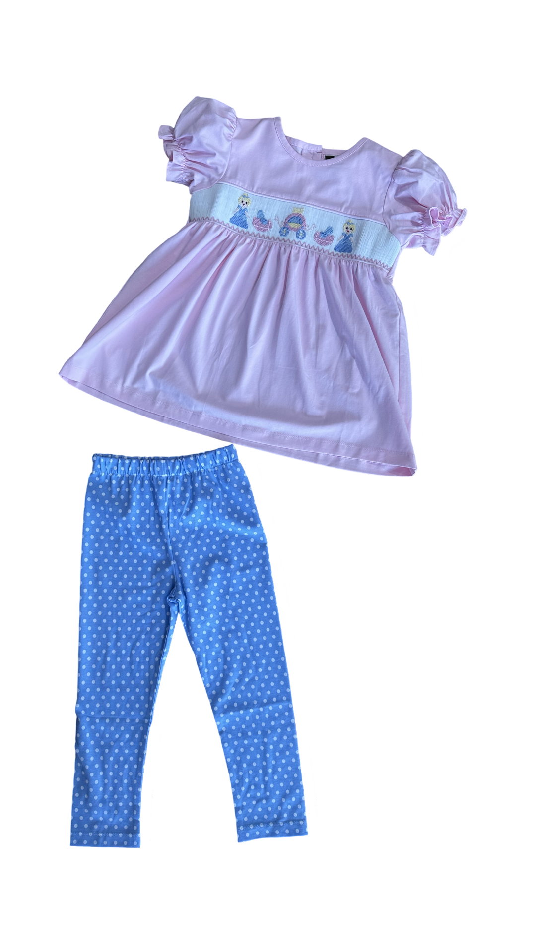 Princess Smocked Princess Legging Set