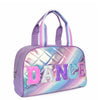 OMG Accessories 'Dance' Quilted Metallic Ombre Medium Duffle Bag