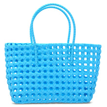 Load image into Gallery viewer, Iscream Large Blue Woven Tote
