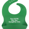 12” Silicone Bibs