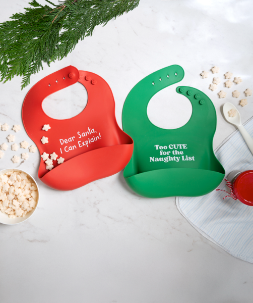 12” Silicone Bibs