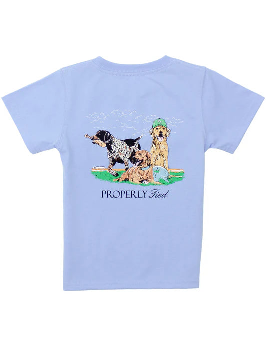 Boys Diamond Dogs SS Light Blue