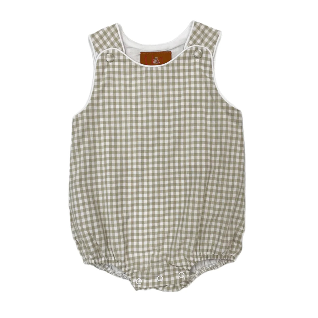 Millie Jay Brooks Bubble Khaki Gingham