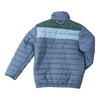 KID'S PUFFER JACKET IN BLUEFIN BLUE COLORBLOCK