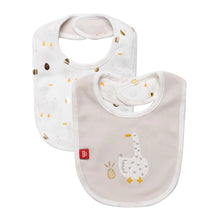 Load image into Gallery viewer, Magnetic Me Mummy Goose Reversible Embroidered Bib
