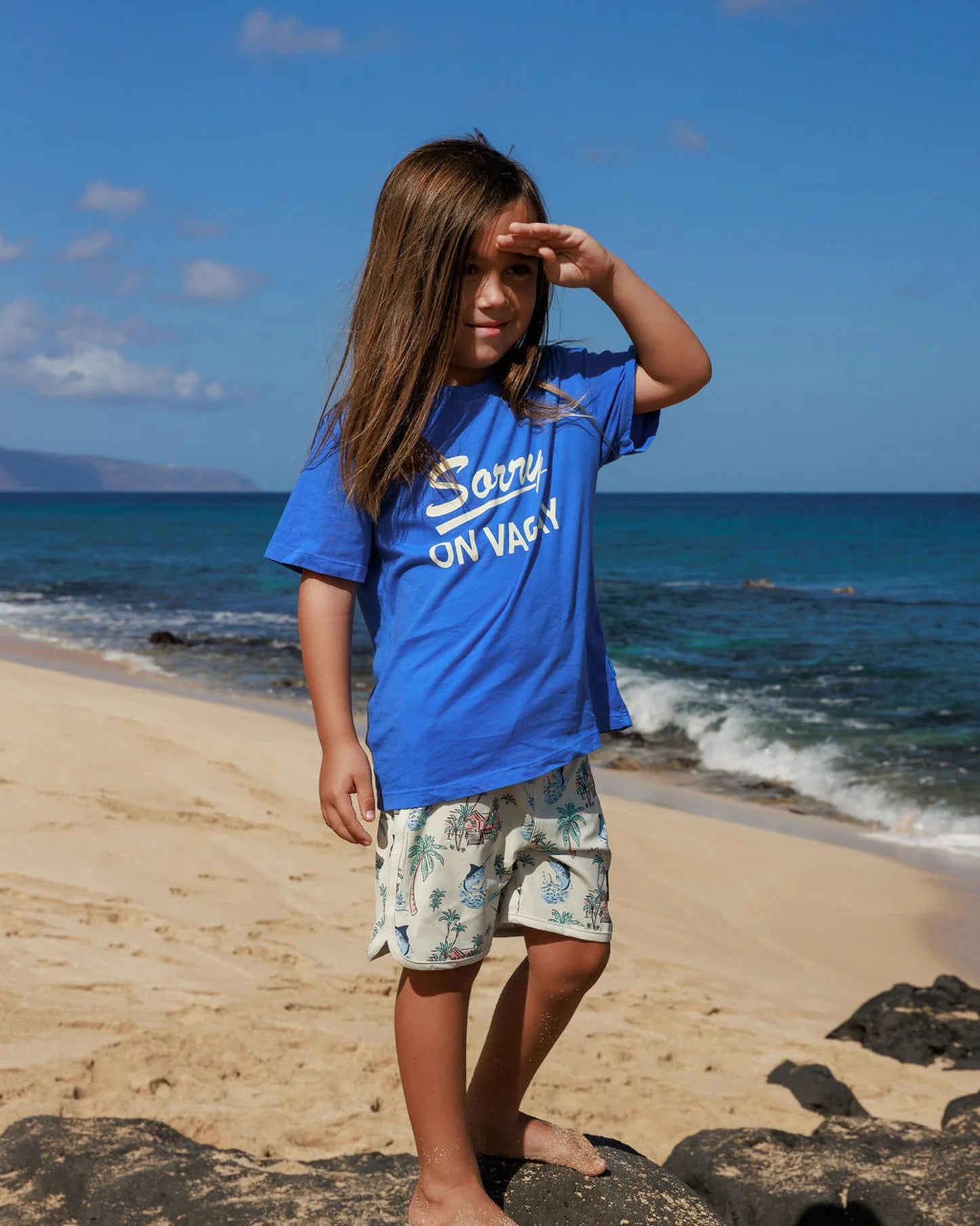 Scallop Boardshort - Pacific